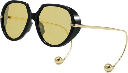 willochra Oversized Pilot Sunglasses with Earring for Women Large Big UV400 Protection Designer 2026 Ladies Shades in Kuwait