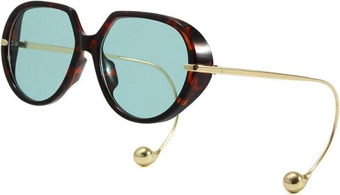 willochra Oversized Pilot Sunglasses with Earring for Women Large Big UV400 Protection Designer 2026 Ladies Shades in Kuwait