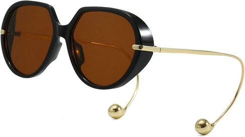 willochra Oversized Pilot Sunglasses with Earring for Women Large Big UV400 Protection Designer 2026 Ladies Shades in Kuwait