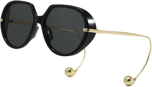 willochra Oversized Pilot Sunglasses with Earring for Women Large Big UV400 Protection Designer 2026 Ladies Shades in Kuwait