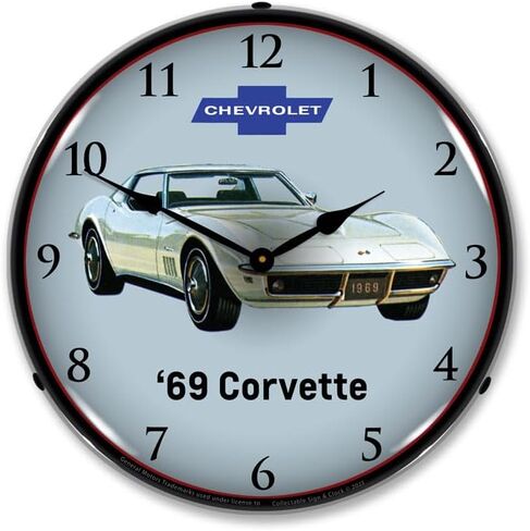 1969 Corvette LED Lighted Clock in Saudi Arabia