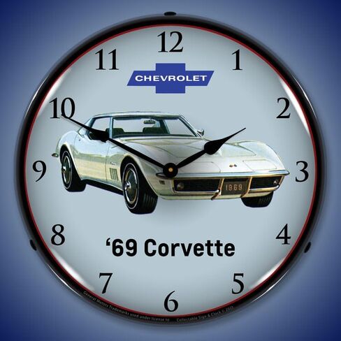 1969 Corvette LED Lighted Clock in Saudi Arabia