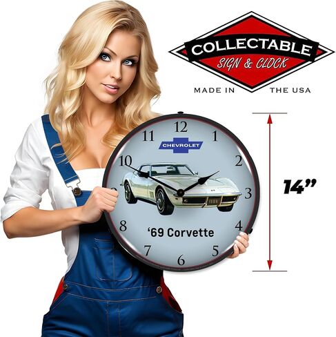 1969 Corvette LED Lighted Clock in Saudi Arabia