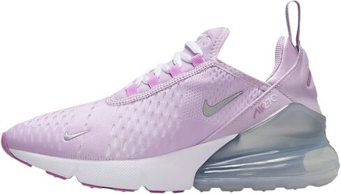 Nike Air Max 270 Big Kids' Shoes (Doll/Rush Fuchsia/White/Metallic Silver) in Kuwait