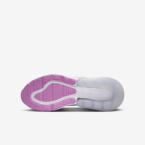 Nike Air Max 270 Big Kids' Shoes (Doll/Rush Fuchsia/White/Metallic Silver) in Kuwait