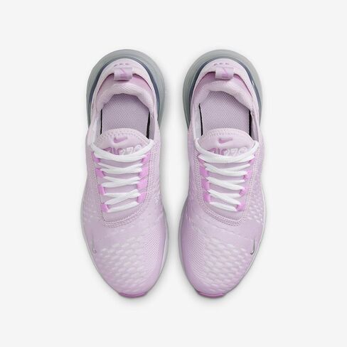 Nike Air Max 270 Big Kids' Shoes (Doll/Rush Fuchsia/White/Metallic Silver) in Kuwait