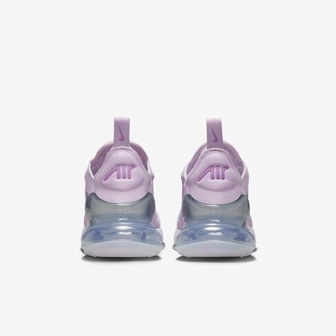Nike Air Max 270 Big Kids' Shoes (Doll/Rush Fuchsia/White/Metallic Silver) in Kuwait