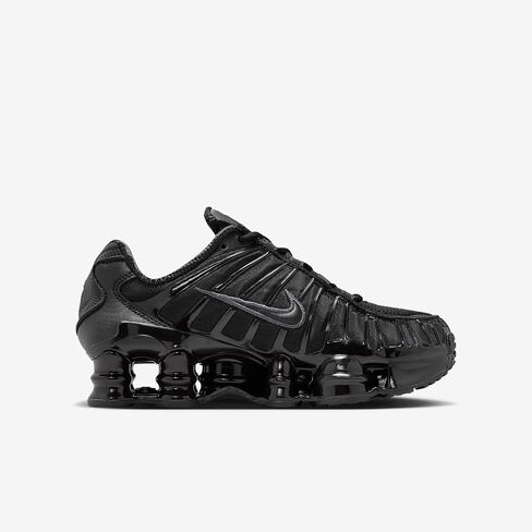 حذاء Nike Shox TL Big Kids (أسود/هيماتيت معدني/برتقالي أقصى/أسود) مقاس 5.5 in Kuwait