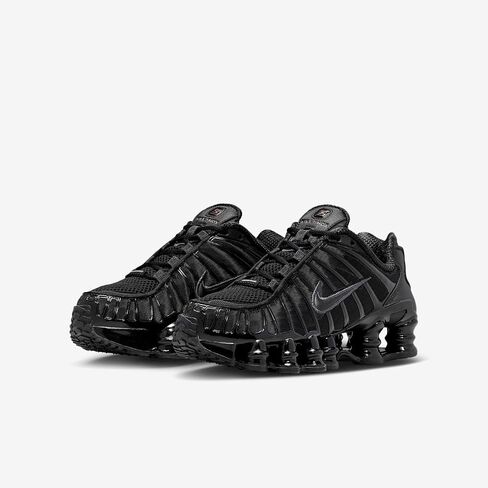 حذاء Nike Shox TL Big Kids (أسود/هيماتيت معدني/برتقالي أقصى/أسود) مقاس 5.5 in Kuwait
