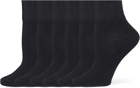 no nonsense Women's Quarter Top Shortie Body Sock 6 Pair Pack in Kuwait