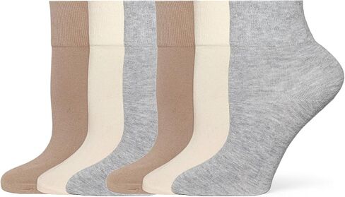 no nonsense Women's Quarter Top Shortie Body Sock 6 Pair Pack in Kuwait