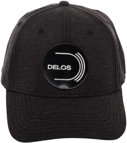 Bioworld Westworld Delos Embroidered Logo Flex Cap,Black,OSFM in Kuwait