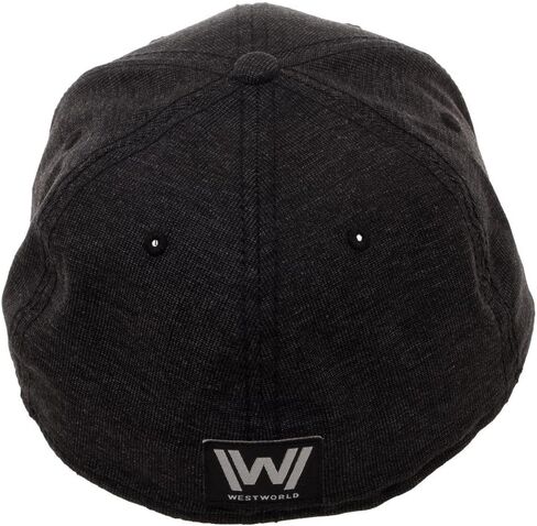 Bioworld Westworld Delos Embroidered Logo Flex Cap,Black,OSFM in Kuwait