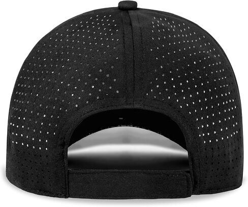 Professor Pickleball Hat - Lightweight - Sweat Wicking - Adjustable Performance Hat Black in Saudi Arabia
