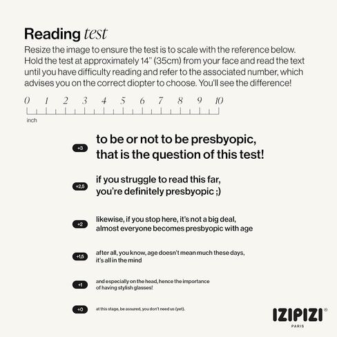 IZIPIZI READING #OFFICE Reading glasses, Corrective Eyeglasses for men and women with anti-scratch treatment in Saudi Arabia