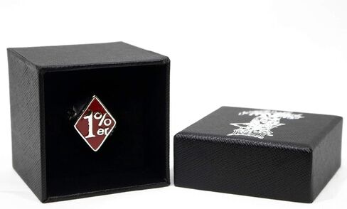 1% er Outlaw Motorcycle Biker Ring, One Per-center Motorcycle Club Ring, Biker Ring, (Red, 12) in Kuwait