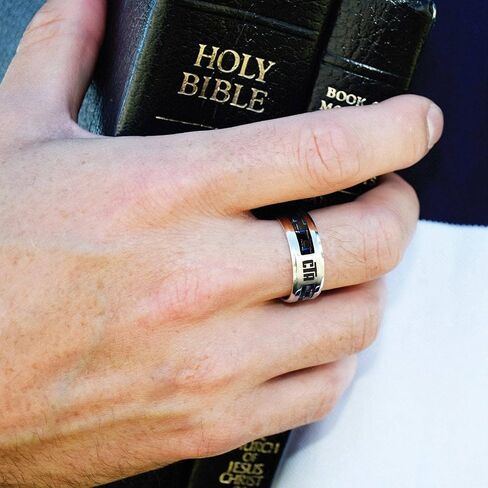 Matrix LDS CTR Ring by Ringmasters | Choose the Right Faith Ring | Keepsake LDS Jewelry in Saudi Arabia