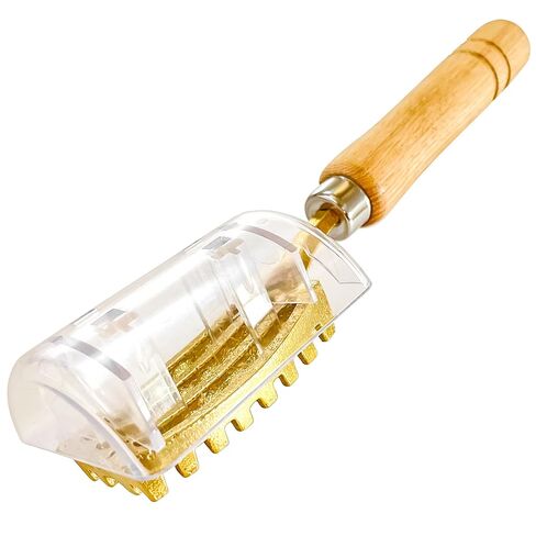 YAMASAN KYOTO UJI Fish Scale Remover with Box with Brass Serrated Sawtooth and Wooden Handles from Tsubame-Sanjo, Japan in Saudi Arabia
