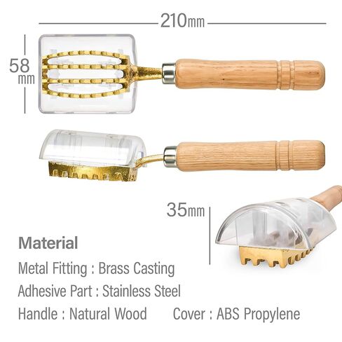 YAMASAN KYOTO UJI Fish Scale Remover with Box with Brass Serrated Sawtooth and Wooden Handles from Tsubame-Sanjo, Japan in Saudi Arabia