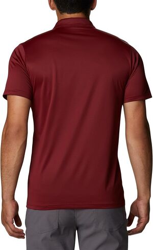 Columbia Men's Hike Short Sleeve Polo, Red Jasper, Large Tall in Kuwait