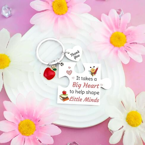 Teacher Appreciation Gifts for Men Women Teacher Assistant Appreciation Gifts Retirement Gift for Woman Teachers End of The Year Teachers Gift Keychain in Saudi Arabia