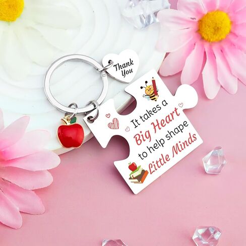 Teacher Appreciation Gifts for Men Women Teacher Assistant Appreciation Gifts Retirement Gift for Woman Teachers End of The Year Teachers Gift Keychain in Saudi Arabia