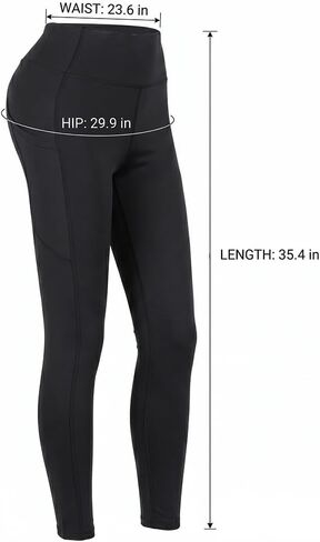 2 Pack Super Soft Leggings with Pockets for High Waisted Tummy Control Workout Yoga Outdoors Pants Leggings in Saudi Arabia