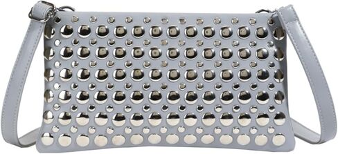 Women Rivet Envelope Clutch Bag Purse Fashion Faux Leather Studded Crossbody Bag Evening Handbag for Ladies in Saudi Arabia