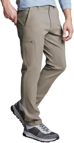 Copper & Oak Supply Co. Men's Straight Fit Stretch Tech Pant (US, Waist Inseam, 40, 32, Regular, Regular, Tan) in Saudi Arabia
