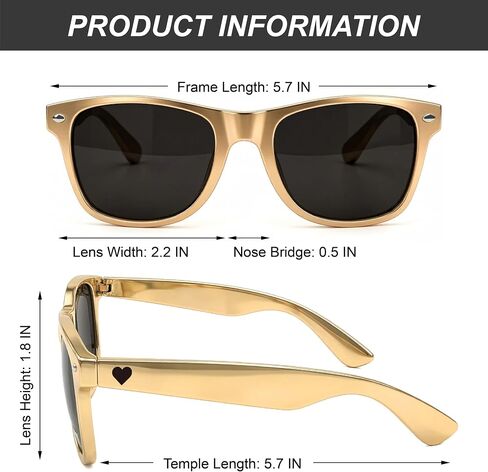 TeamBride 10 Pack Bridesmaid Sunglasses Classic Style Sun Glasses for Bachelorette Party Favors Bridesmaid Gifts in Kuwait