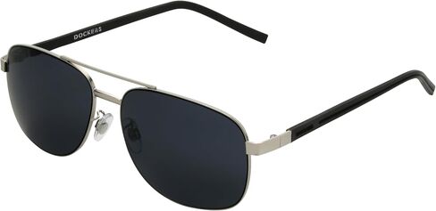 Dockers Men's Dale Sunglasses Aviator, Silver, 60mm in Kuwait
