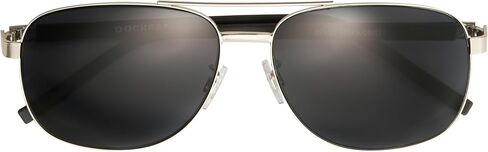 Dockers Men's Dale Sunglasses Aviator, Silver, 60mm in Kuwait