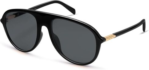 VANLINKER Oversized Aviator Sunglasses for Women Men Trendy Retro 70s Large Big Sun Glasses VL9911 in Kuwait