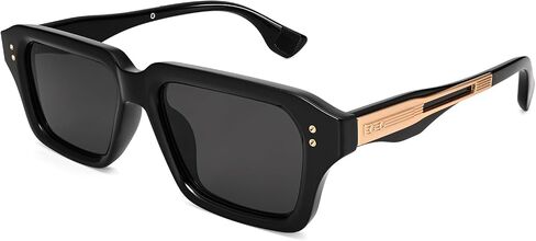 Dollger Retro Oversized Thick Square Sunglasses for Men Fashion Classic Designer Shades Sunglasses in Kuwait