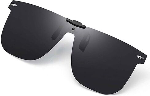 Clip-on Sunglasses Over Glasses for Men Women Anti Glare 100% UV Protection Universal Fit for Most Eyeglasses in Saudi Arabia