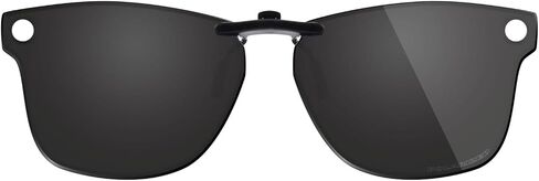 Fiskr Polarized Clip-On Sunglasses for Ray-Ban Meta Wayfarer RW4006 & Gen 2 RW4012 (Size 50-22) - UV Protection - Universal Fit for Men & Women - Classic Black in Saudi Arabia