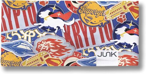عصابة رأس JUNK Brands Big Bang Lite - ماصة للرطوبة، نسيج عالي الأداء، غير قابل للانزلاق، عصابة رأس رياضية للرجال والنساء - مقاس واحد - Supergirl: Krypto Kraze in Kuwait