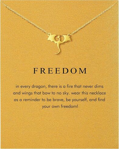 Baydurcan Necklaces for Women Teens 14K Golden Plated Pendant Highland Cow Cat Mahjong Necklace Gifts for Birthday Graduation Friendship Gifts in Saudi Arabia