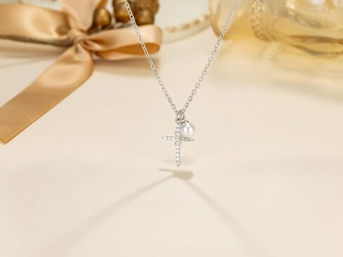 2026 College Graduation Necklace Gifts - Infinity Cross Necklace for Women Graduation Gift in Saudi Arabia