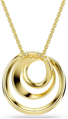 Swarovski Hyperbola necklace, Round cut, White, Gold-tone plated in Kuwait