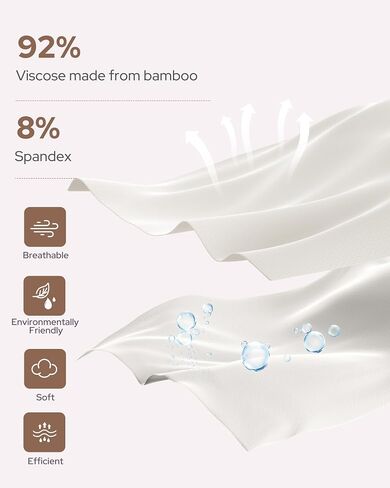 ملابس داخلية نسائية من الخيزران من BAMBOO COOL، سراويل بيكيني منخفضة الارتفاع على شكل حرف V بدون خياطة، سراويل داخلية ناعمة قابلة للتنفس ومطاطة in Kuwait