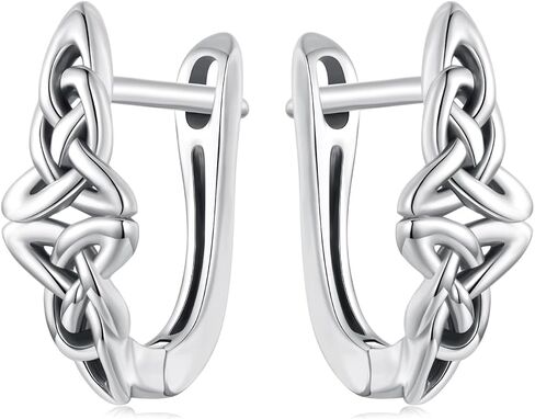 Hoop Earrings for Women Lightweight Minilmalist Angel Wing/Turquoise/Celtic Knot/Blossom Flower Earrings for Sensitive Ears Dainty Huugies Hoop Earrings for Women in Saudi Arabia