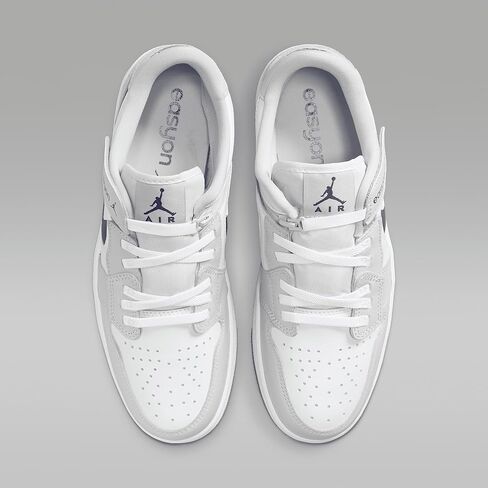 حذاء Air Jordan 1 Low EasyOn للرجال (DM1206-146، أبيض/رمادي محايد/بني متوسط/كحلي منتصف الليل) مقاس 8 in Kuwait