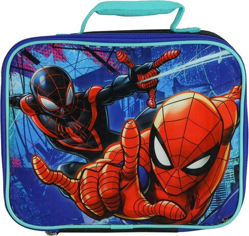 حقيبة غداء Marvel Lunch Box Spider-Man vs Miles Morales معزولة بسحاب كامل مقاس 10 بوصات in Kuwait