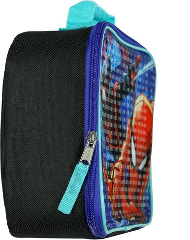 حقيبة غداء Marvel Lunch Box Spider-Man vs Miles Morales معزولة بسحاب كامل مقاس 10 بوصات in Kuwait