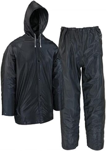 44120/M MED 2PC BLK PVC Suit - Quantity 1 in Saudi Arabia