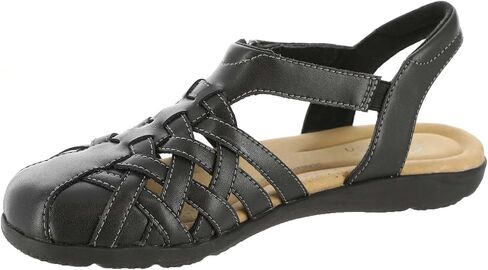 صندل نسائي من Clarks Elizabelle Mia، مقاس 8.5 B(M) أمريكي، أسود in Kuwait