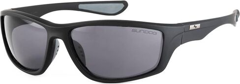 Sundog Eyewear Premium Sunglasses for Men - Axe Polarized - UV Protection Featured Lens Technology - Great Fit for Golf, Fishing, Fashion, Hiking, Aviator and Driving Glasses - Matte Black/Smoke in Saudi Arabia