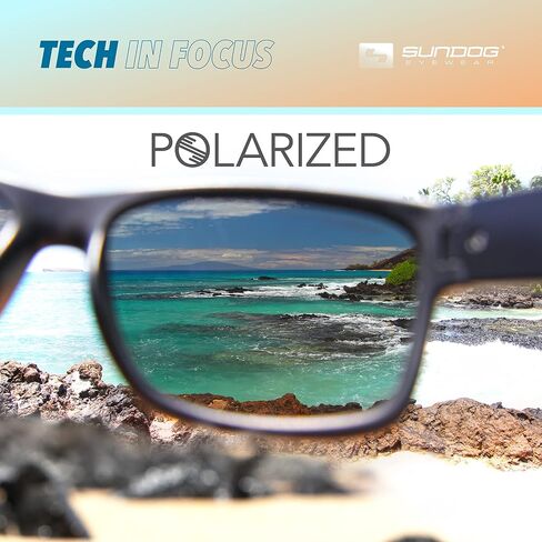 Sundog Eyewear Premium Sunglasses for Men - Axe Polarized - UV Protection Featured Lens Technology - Great Fit for Golf, Fishing, Fashion, Hiking, Aviator and Driving Glasses - Matte Black/Smoke in Saudi Arabia