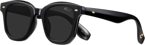 Bevi Retro Polarized Sunglasses Unisex Lightweight Temple UV 400 Protection Fashion Eyewear for Women Men in Saudi Arabia